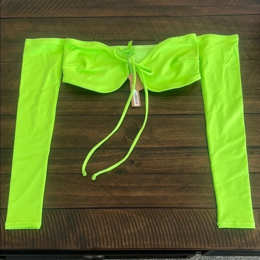 Skims Swim Long Sleeve Bikini Top